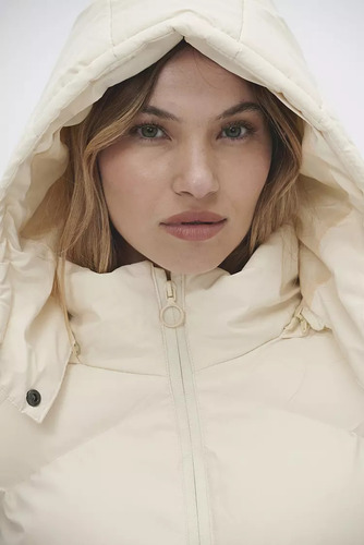 Campera Puffer Capucha Claus Mujer Sweet
