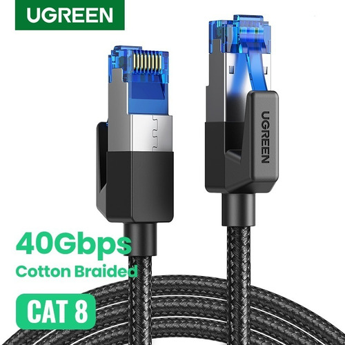 Cable Lan Ethernet Rj45 Cat8 40 Gbps 2000mhz 15 Mt Ugreen Pl