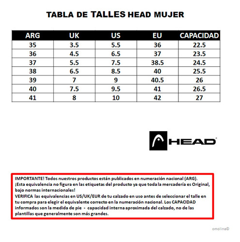 Imagen 6 de 10 de Zapatillas Head Moda Evolution Ottawa Mujer Ng Go