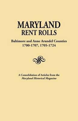 Libro Maryland Rent Rolls : Baltimore And Anne Arundel Co...