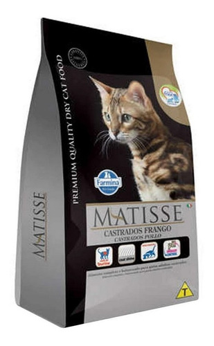 Ração Para Gatos Adultos Castrados Matisse Frango 2kg