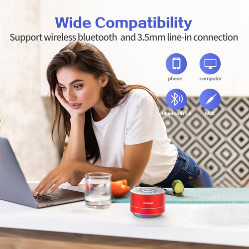 Lenrue A2 Altavoz Bluetooth Inalámbrico Portátil Con Luces Y