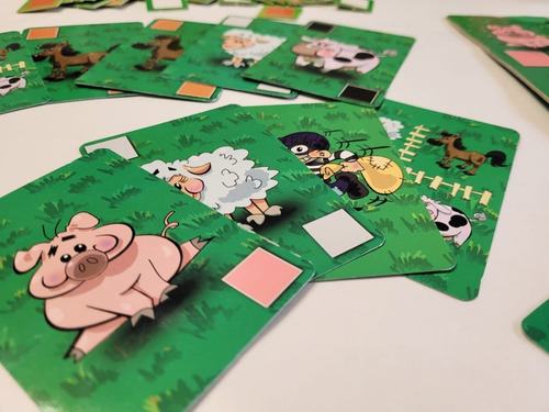 Juego De Mesa Granja Colorida Coloridojuegos