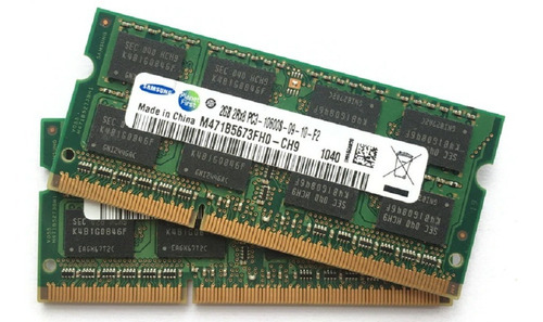 Imagen 1 de 1 de Memoria Ram 2gb Ddr3 Samsung 10600 1333mhz Samsung 3fh0-ch9