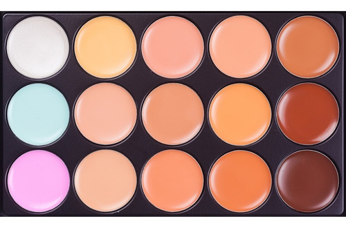 2 Paleta De 15 Correctores Granos Maquillaje Contorno Tono Correctores Maquillaje