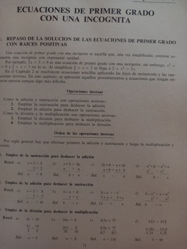 Libro Algebra Elemental 2700 Probl Resueltos 3300 Probl Supl (Usado)