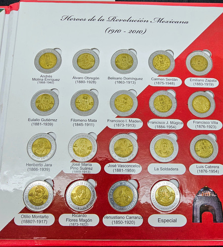 Moneda 5 Pesos Centenario De La Bicentenario Album (Usado)