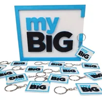 Comprar Combo 5 Cartel + 100 Llaveros Personalizados Logo Empresas