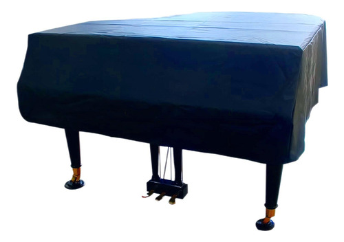 Pcloov -funda Para Piano De Cola-elegante Aspecto Negro, Imp