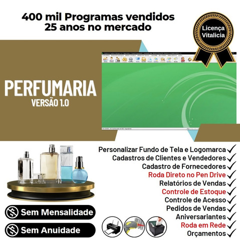 Gerenciar Perfumaria Com Controle De Estoque E Vendas V1.0