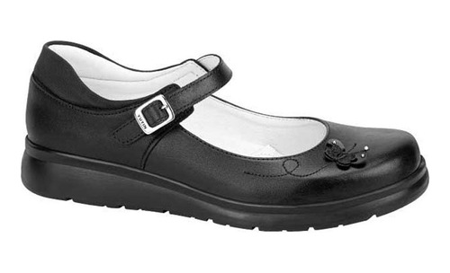 Zapato Escolar De Teen Yu Yin 3150 Color Negro