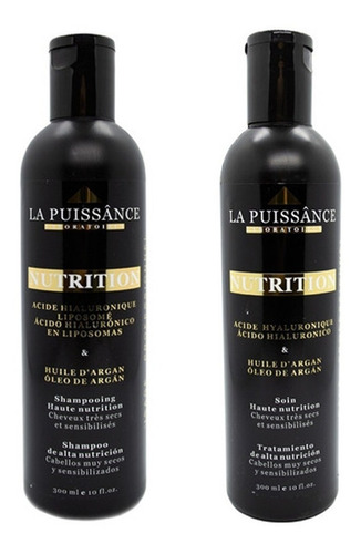 Kit Shampoo + Enjuague Argan La Puissance Hidratante 300ml