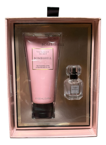 Set Regalo Crema Y Perfume Bombshell Victorias Secret