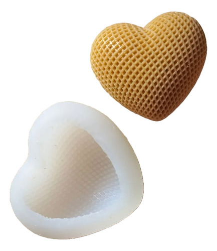 Molde De Silicona Para Velas, Molde De Vela De Corazon