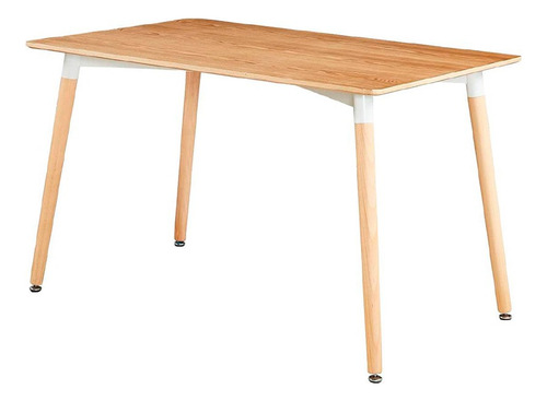 Mesa De Comedor Luigi Tablero Enchapado Haya 120x80 Ofideas