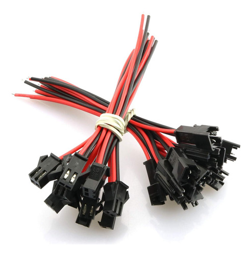 Conector Eléctrico 2 Pin Para Led, 10 Pares