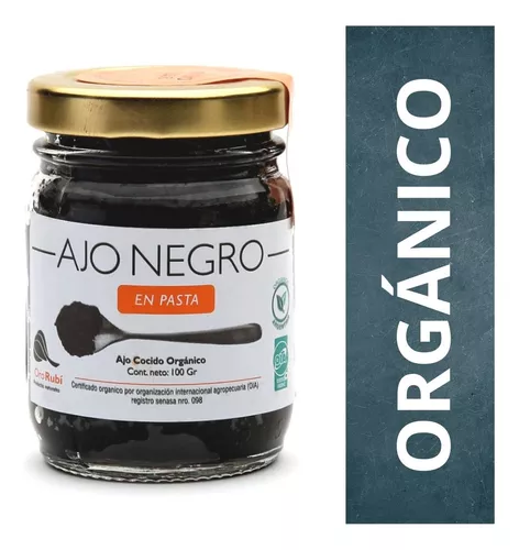 Ajo negro cocido orgánico Oro Rubí x 1 unidad