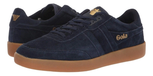 Zapatillas Gola Inca Suede Cuero Azul