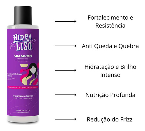 Shampoo Feminino Natural - Hidraliso
