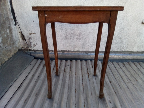 1/2-antigua Mesa Mesita Bar Provenzal Roble 60 X 50 X 78 Alt (Usado)