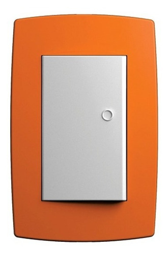 Tapa Llave De Luz 10x5cm Naranja Linea Piano Teclastar - Stg