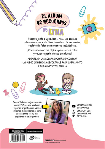 El Álbum De Recuerdos De Lyna, De Lyna Vallejos. Editorial Altea Infantil, Tapa Blanda, Edición 01 En Español, 2025