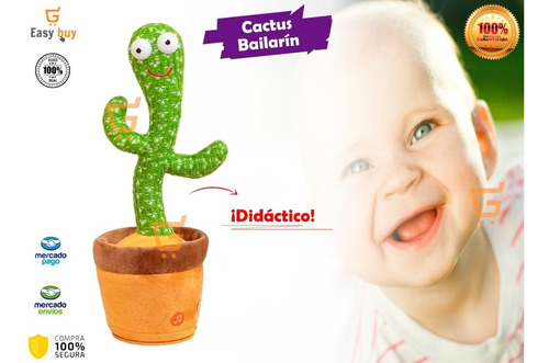 Cactus Bailarín Imitador Juguete Batería Recargable Unisex