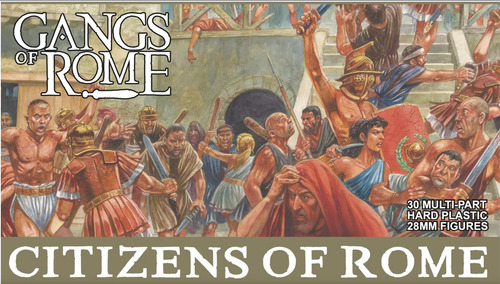 Miniaturas Wargames Atlantic Roma Pandillas 30 Figuras 28mm