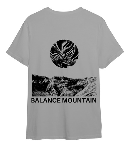 Remera Balance Mountain White I Edición Limitada