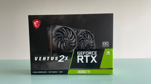 Imagen 1 de 4 de Tarjeta Gráfica Nvidia Geforce Rtx 3060ti 8gb Msi Ventus 2x