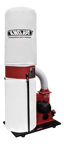 Colector De Polvo Portátil de uso Profesional Con motor de 2 HP 240 V. 60 Hz Tamaño: 85.1 x 54.6 x 198.1 cm Capacidad 5.7 pies cúbicos Entrada para dos puertos de 4" KN CP-2042B KNOVA