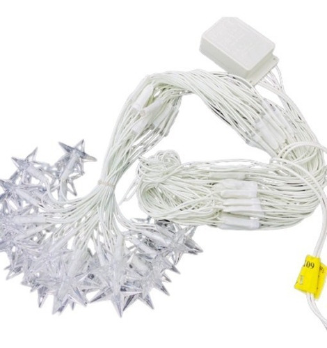 Pisca Cascata Com Estrela 160 Led 4 Metros - Azul 110v