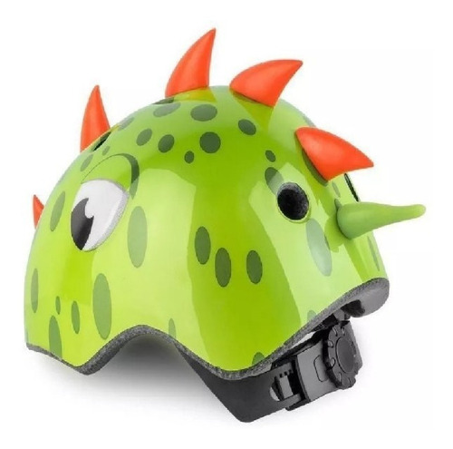 Imagem 2 de 2 de Capacete Bicicleta Bike Infantil Kidzamo Dinossauro Kz-190