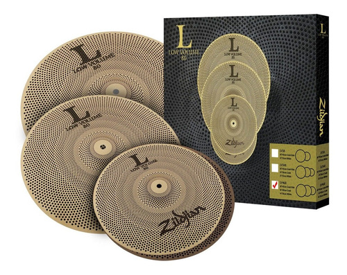 Set Platillos Zildjian Lv468 L80 Bajo Volumen 14 / 16 / 18