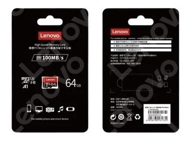 Imagen 3 de 3 de Tarjeta De Memoria Lenovo 64gb 100mb/s