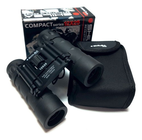 Binocular Shilba Compact 12x25 Largavista Incluye Funda