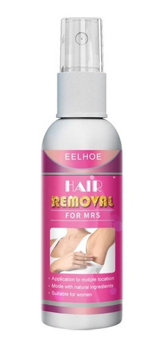 Imagen 2 de 7 de Spray Para Depilar Sin Dolor Hombre Y Mujer 50ml Depilacion