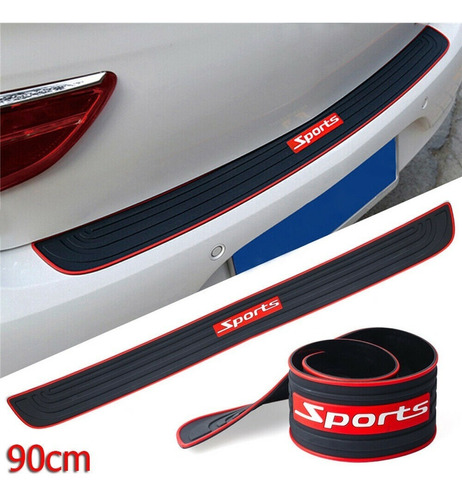 Bumper Protector Goma Paragolpe Trasero Entrada Baul 90cm S8