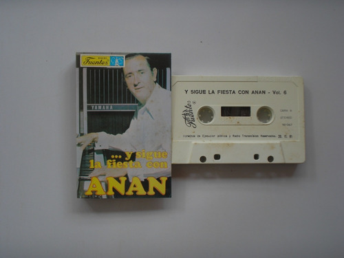 Anan Y Sigue La Fiesta Con Anan Casete Edicion Col 1981