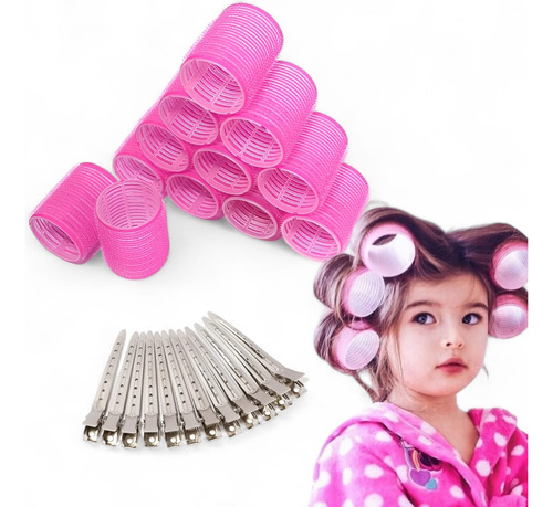 Pack 12 Rulos Ondulines Mágicos Para Cabello + Pinzas