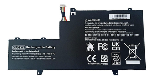 Bateria Compatible Con Hp Elitebook X360 1030 G2 Om03xl