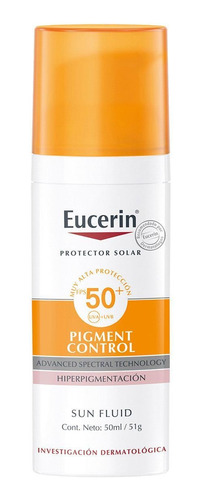 Protector Solar Facial Eucerin Sun Pigment Control 50 ml