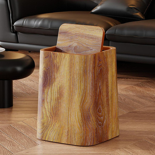 Y Cubo De Basura Retro, Contenedor De Basura M Con Tapa