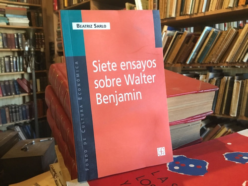 Beatriz Sarlo Siete Ensayos Sobre Walter Benjamin