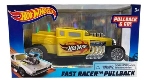 Hot Wheels Pull Back Racers Bone A Fricción