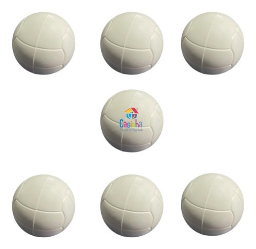 Pack Com 7 Bolas Bolinha Pebolim Fla Flu Toto Pacal Pesada