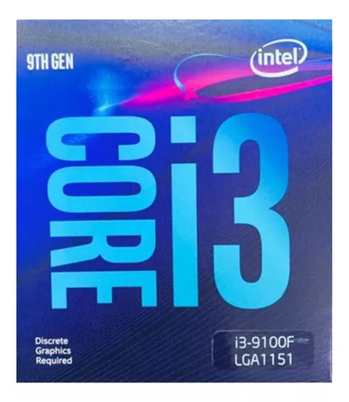 Intel Core I3 9100f 3.6ghz Usado Impecable!