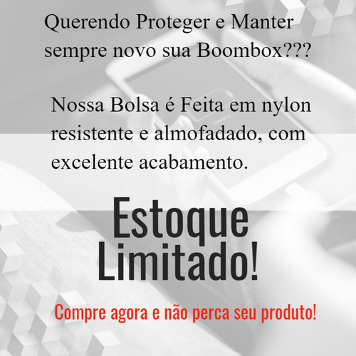 Imagem 2 de 7 de Case Capa Bolsa Protetora Jbl Boombox 2 Alça Ombro Estampa