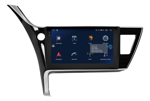 Multimidia Corolla 18/19 9p Proton G3 Android 14 6gb 64gb