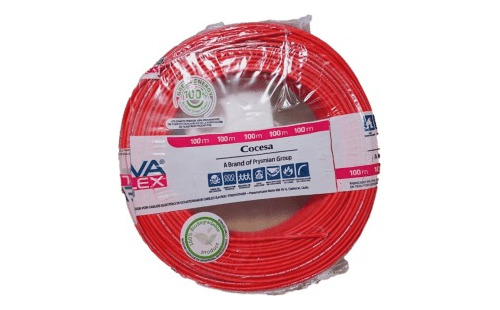 Cable Eva 1.5 Mm2 Libre Halogeno H07z1-k 50mt Rojo